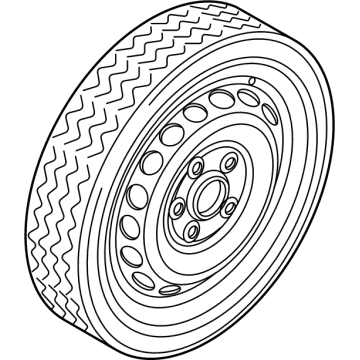 Volkswagen 5WA-601-011-A Spare Wheel
