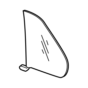 Volkswagen 5H4-845-213-F-5AP Fixed Glass