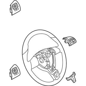 Volkswagen Steering Wheel - 561-419-091-J-E74