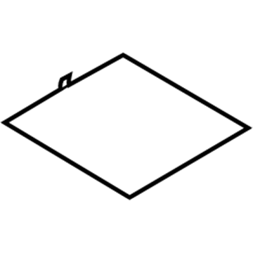 Volkswagen 7P6-862-145-A-9B9 Compartment Mat