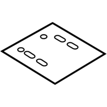 Volkswagen 7P6-862-084 Compartment Cover