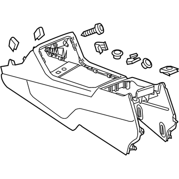 Volkswagen Touareg Center Console - 7P1-863-241-B-4A1
