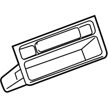 Volkswagen 7P6-863-092-A-1QB Shelf