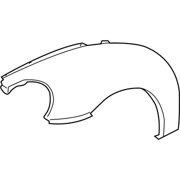 Volkswagen Fender - 1C0-821-106-F-GRU