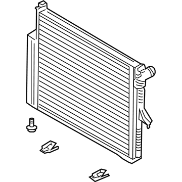 Volkswagen Touareg Radiator - 7L6-121-253-E