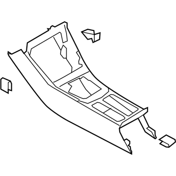 Volkswagen 5N1-863-241-BJ-82V Front Console