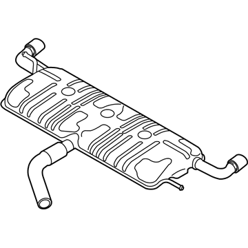 Volkswagen GTI Muffler - 5K6-253-609-AS