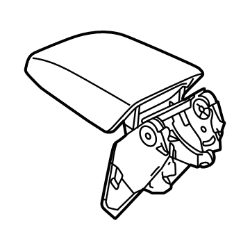 Volkswagen 5H0-864-207-D-VYD Armrest