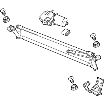 Volkswagen Tiguan Wiper Linkage - 5N1-955-023-F