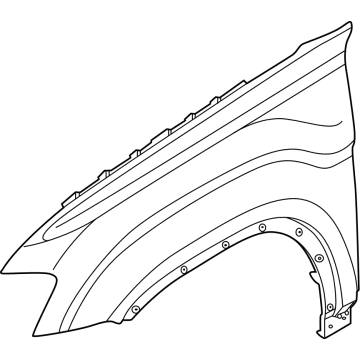 Volkswagen 3CM-821-021 Fender
