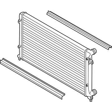 Volkswagen Tiguan Radiator - 5N0-121-253-N