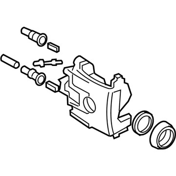 Volkswagen Jetta Brake Caliper - 1J0-615-123-D