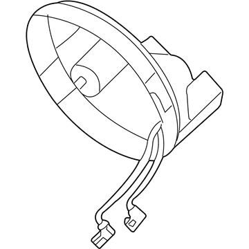 Volkswagen Beetle Fog Light Cover - 1C0-941-608-B