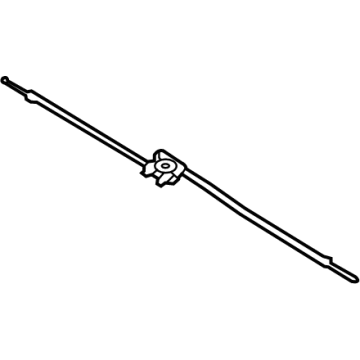 Volkswagen GTI Hood Release Cable - 5H0-823-531-E