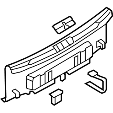 Volkswagen 1Q0-863-459-A-9B9 Rear Body Trim