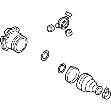 Volkswagen Phaeton CV Joint - 3D0-498-103