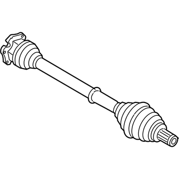 Volkswagen Phaeton Axle Shaft - 3D0-407-271-F