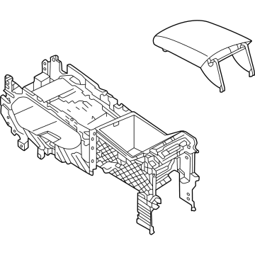 Volkswagen Atlas Center Console - 3CN-863-241-J-KOH