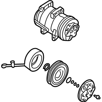 Volkswagen Passat A/C Compressor - 8D0-260-805-RX