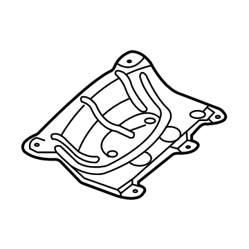 Volkswagen Taos Exhaust Heat Shield - 5Q0-825-611-B