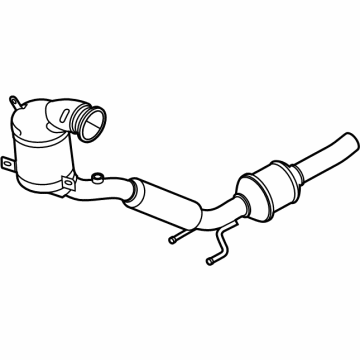 2023 Volkswagen Jetta Catalytic Converter - 5QM-254-501-L