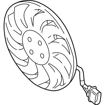 Volkswagen Cooling Fan Motor - 5WA-959-455-Q