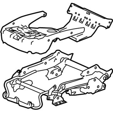 Volkswagen 8E0-881-157-K Cushion Frame
