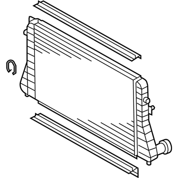 Volkswagen Rabbit Intercooler - 1K0-145-803-CD