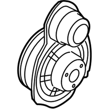Volkswagen 3C0-035-454-B Front Driver Speaker