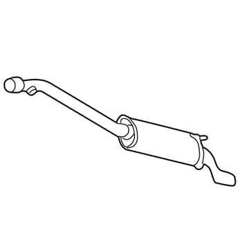 Volkswagen Muffler - JZW-253-609-BB