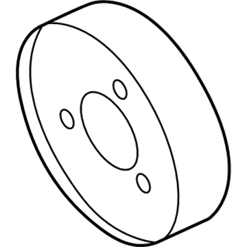 Volkswagen Water Pump Pulley - 028-121-031-K