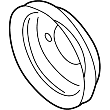 Volkswagen Water Pump Pulley - 028-121-031-E