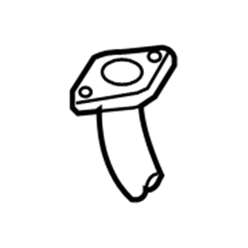 Volkswagen EGR Tube - 038-131-521-J