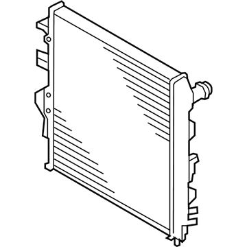 Volkswagen Touareg Radiator - 7P0-121-253-A
