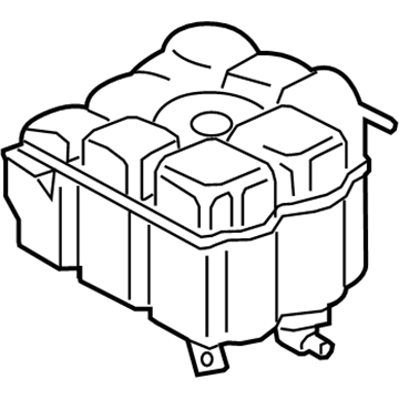 Volkswagen Touareg Coolant Reservoir - 7P0-121-407-B