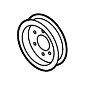 Volkswagen Touareg Power Steering Pump Pulley - 077-145-255-G