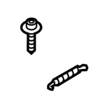 Volkswagen 5G9-898-671 Air Deflector Hardware Kit