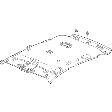 Volkswagen 11K-867-501-B-6PS Headliner