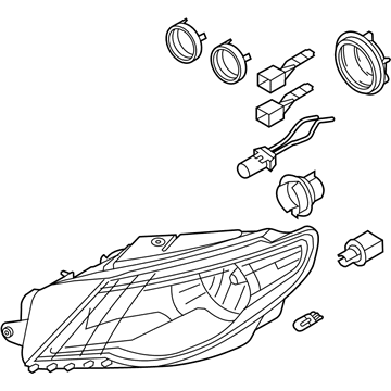 Volkswagen CC Headlight - 3C8-941-753-E