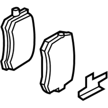 Volkswagen Brake Pad Set - 7N0-698-451-A
