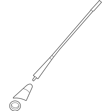 Volkswagen Jetta Antenna - 1J0-035-507-E