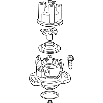 Volkswagen Distributor - 023-905-237-AX