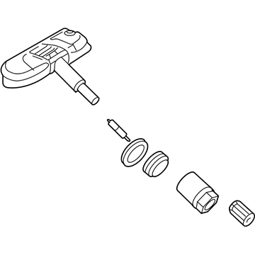 Volkswagen Passat TPMS Sensor - 1K0-907-253-E