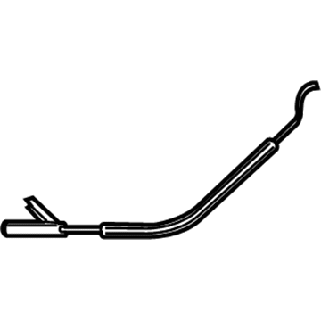 Volkswagen Eos Hood Release Cable - 1Q0-823-535