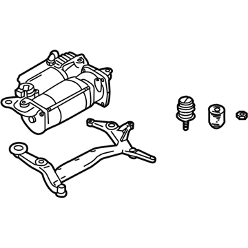 Volkswagen Air Suspension Compressor - 7L0-698-007-A