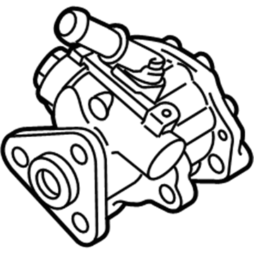 Volkswagen Touareg Power Steering Pump - 7L8-422-154-J
