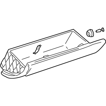 Volkswagen Phaeton Glove Box - 3D1-857-101-M-5N8