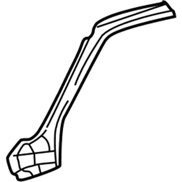 Volkswagen 1J0-809-039-D Windshield Pillar