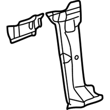 Volkswagen 1J9-809-203 Pillar Reinforcement
