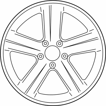2018 Volkswagen Passat Alloy Wheels - 561-601-025-S-8Z8